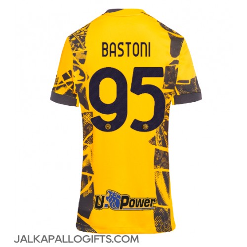 Inter Milan Alessandro Bastoni #95 Kolmaspaita Naiset 2024-25 Lyhythihainen